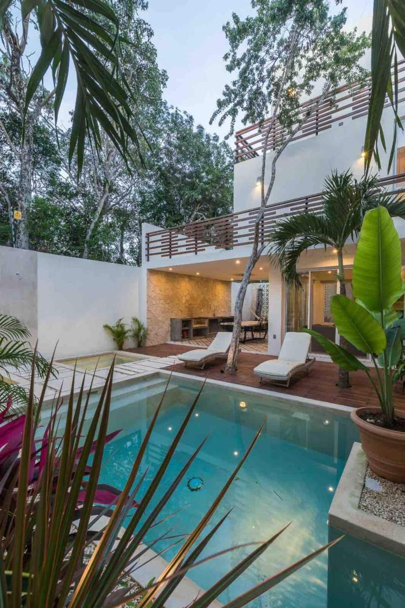 Casa Leonardo Tulum Villa Bagian luar foto