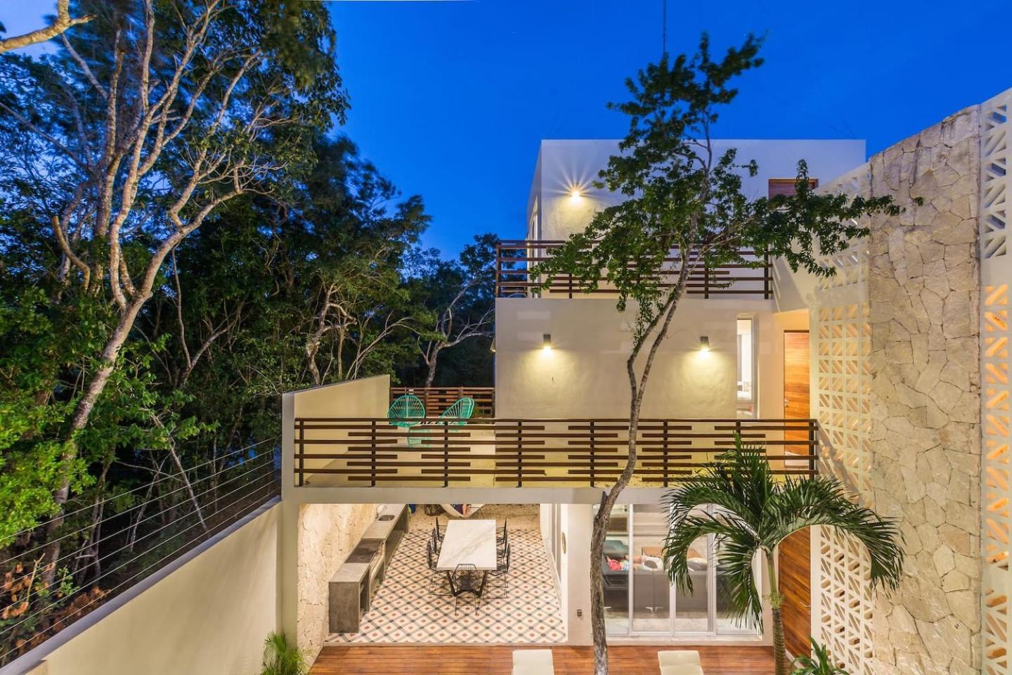 Casa Leonardo Tulum Villa Bagian luar foto