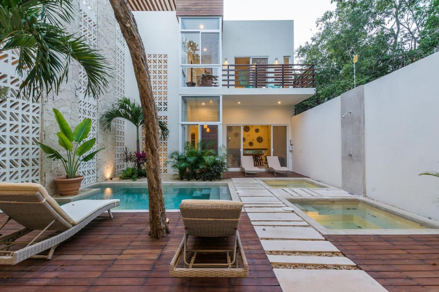 Casa Leonardo Tulum Villa Bagian luar foto